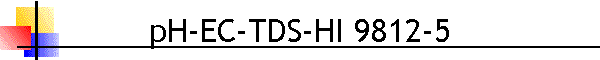 pH-EC-TDS-HI 9812-5