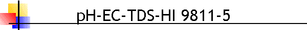 pH-EC-TDS-HI 9811-5